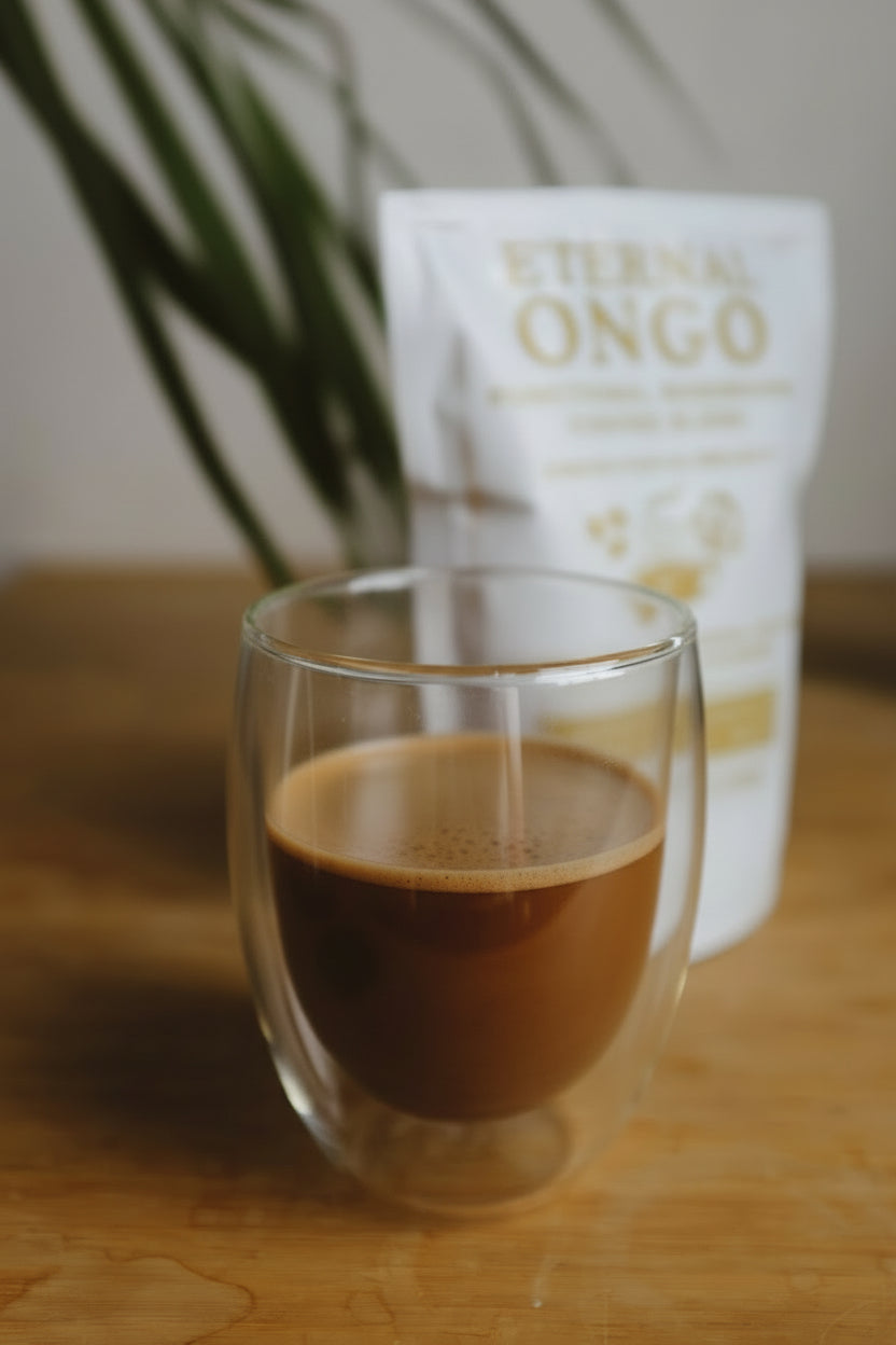 EternalOngo Mushroom Elixir: 100% Chaga & Lion's Mane Brew