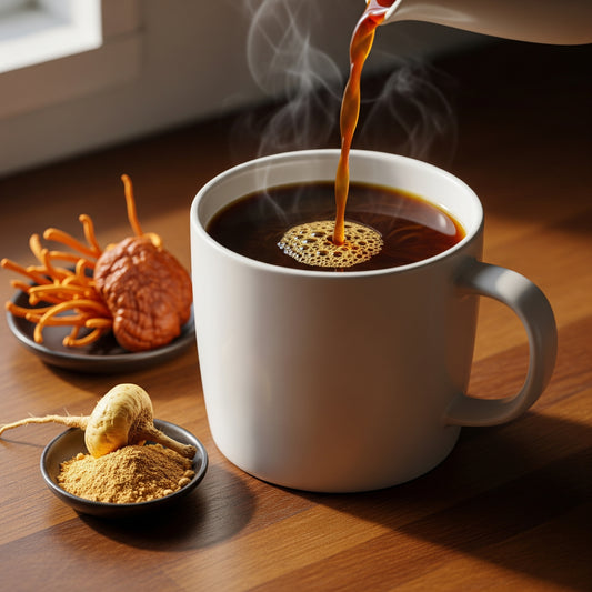 EternalOngo Gentle Lift: Chaga & Lion's Mane Coffee (90% Coffee / 10% Mushroom)
